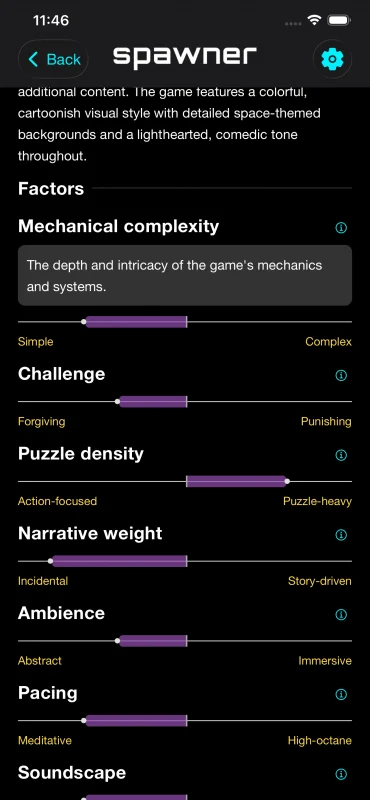 Spawner Discovery Screen